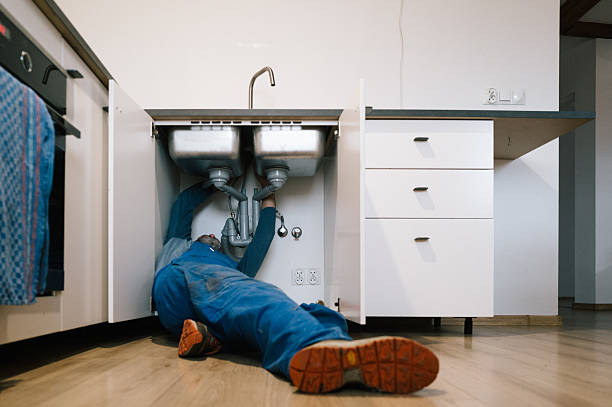 Professional Drain Cleaning technician working in Wingate, MD
